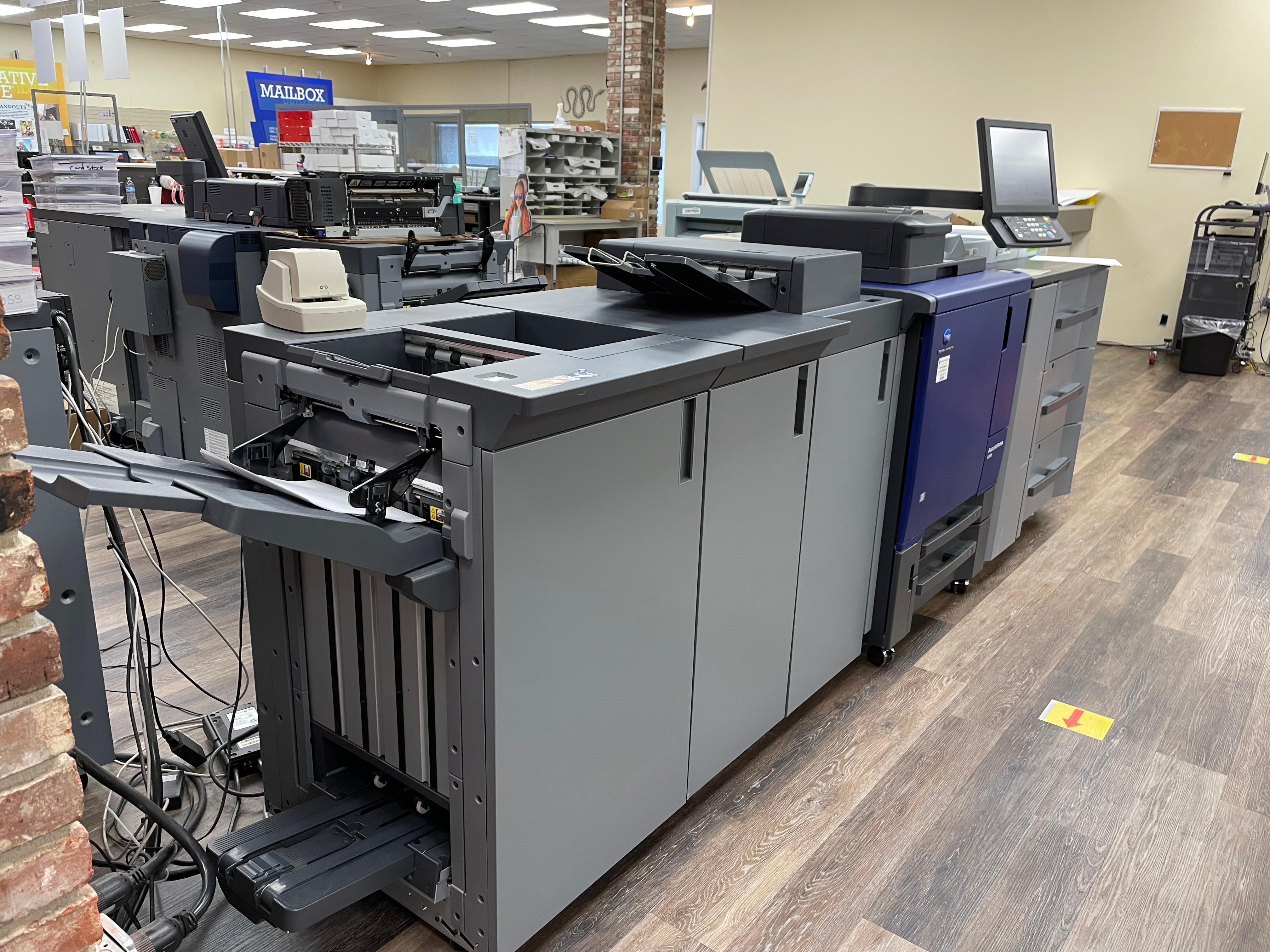 Printing area in store
