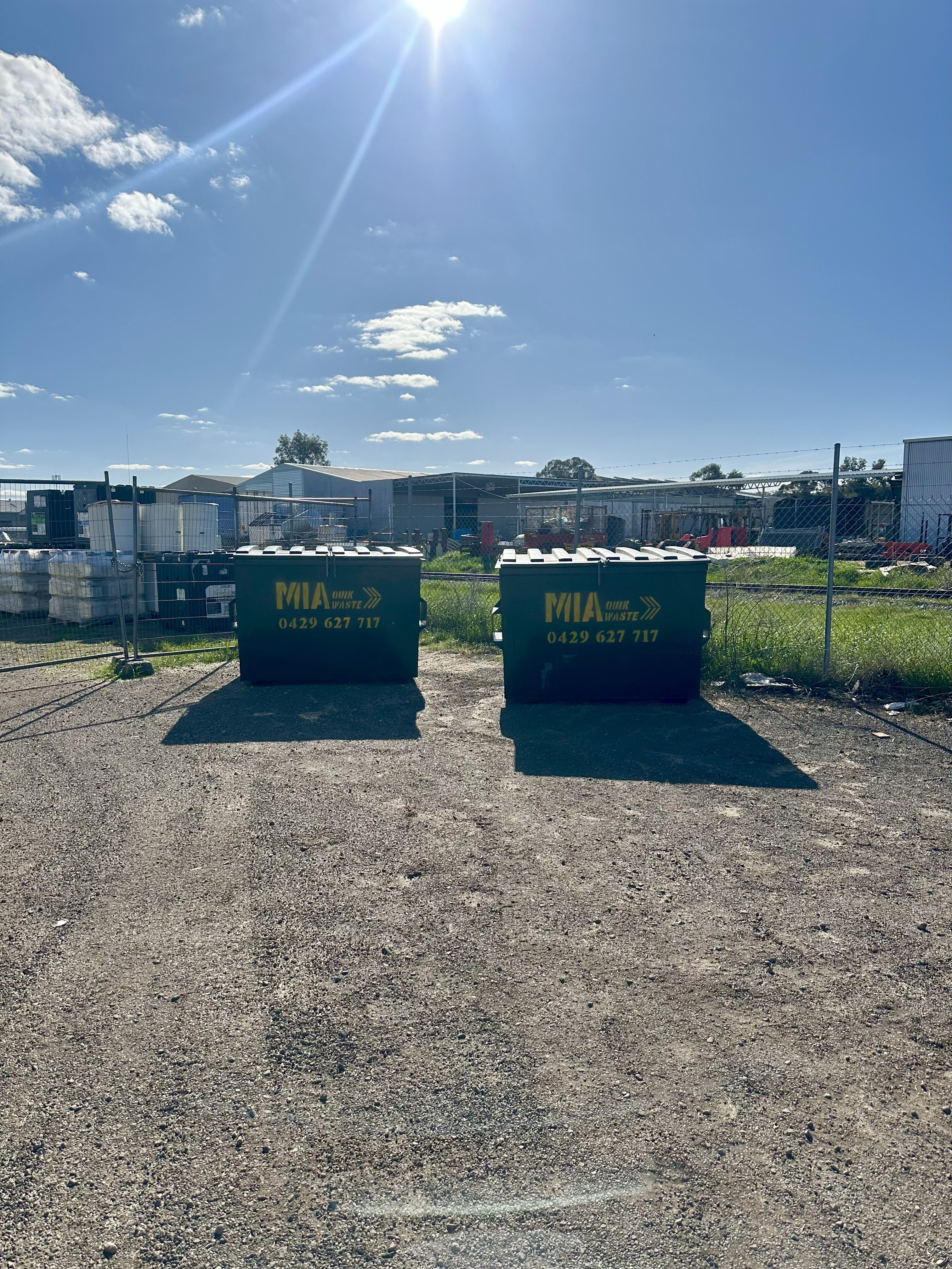 Images MIA Quikskips and MIA Quik Waste