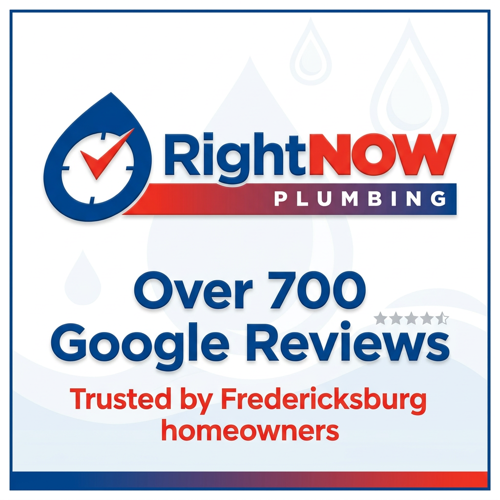 Over 700 reviews on Google can't be wrong! ???? RightNOW Plumbing in Fredericksburg, VA delivers fast, reliable service for water heaters, leaks, well pumps, and more&mdash;trusted by locals since 1998.

Our team (shoutout to Johno & Andy!) shows up on time, fixes issues right, and keeps prices fair&mdash;no upsell pressure.

???? Hot water heater trouble? Clogged drains? Call 540-479-2219 for 24/7 emergency service. We're your go-to plumbers!