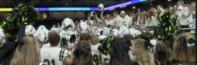 Jim Blaszak's sons' varsity football team at the local high school won the State Title yesterday, knocking off last year's champion!