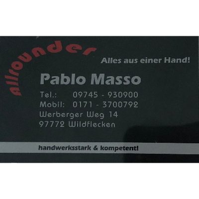 Pablo Masso Allrounder - Janitorial Service - Wildflecken - 09745 930900 Germany | ShowMeLocal.com