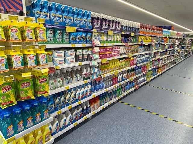 B&M's brand new store in Tunbridge Wells stocks a huge range of cleaning products, from the biggest brands like Daz, Ariel, Comfort, Fairy and many more.