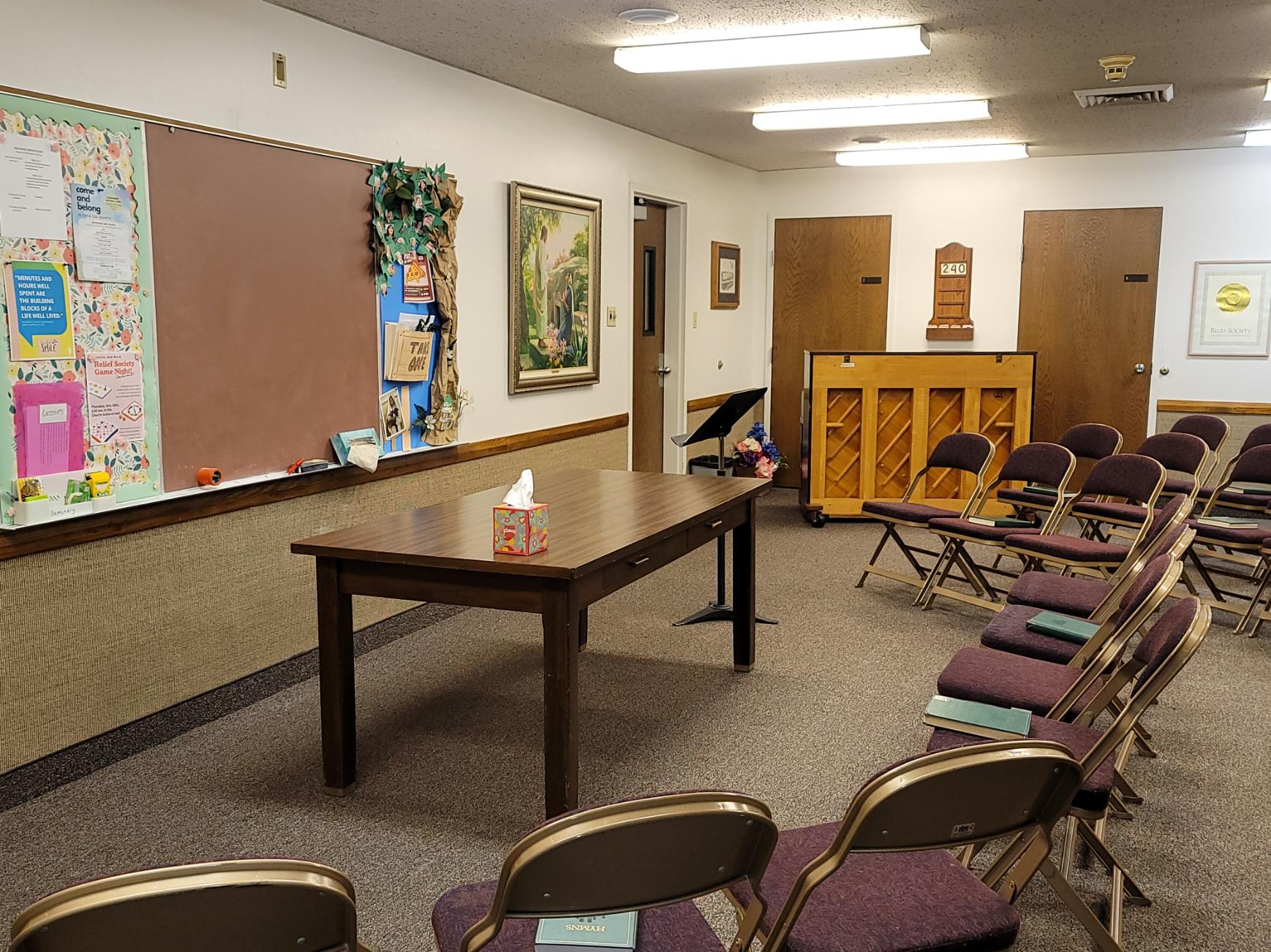 Classroom of The Church of Jesus Christ of Latter-day Saints