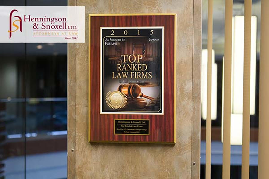 For several years in a row, Henningson & Snoxell has been a top ranked law firm – known for their expertise and quality service.