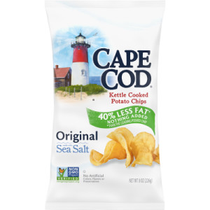 Cape Cod Potato Chips, Less Fat Original Kettle Chips, 8 Oz featured image