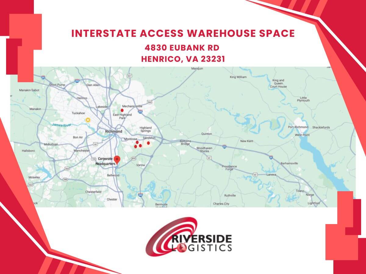 interstate access warehouse space
