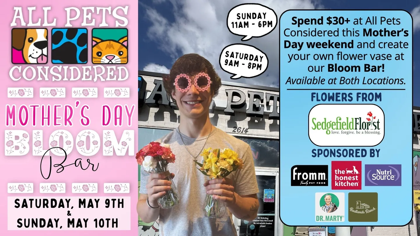 Image of Local Pet Event APC Mother's Day Bloom Bar Nearby