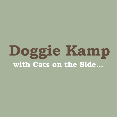 Doggie Kamp With Cats on the Side... Logo