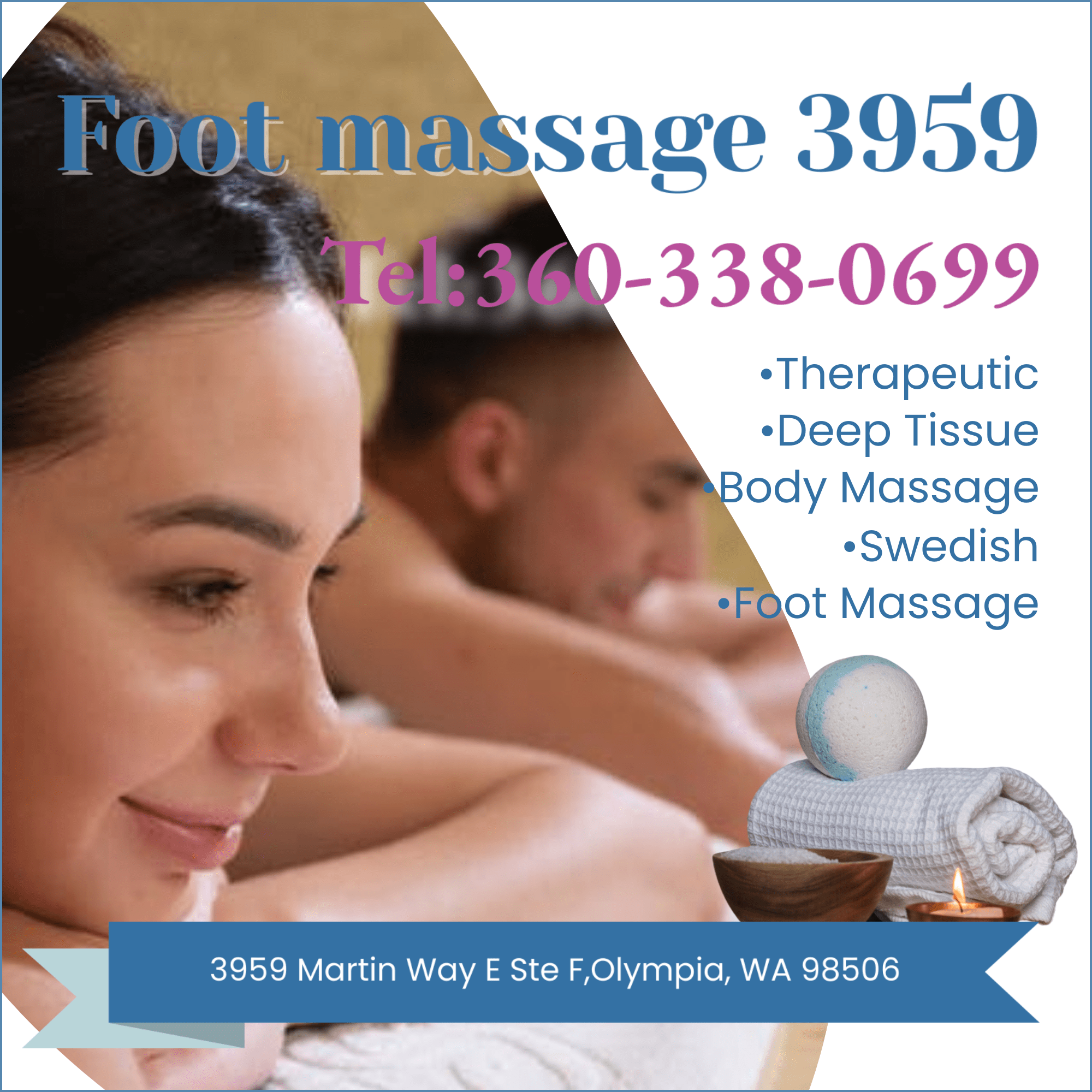 Foot Massage 3959 Olympia, WA 3603380699