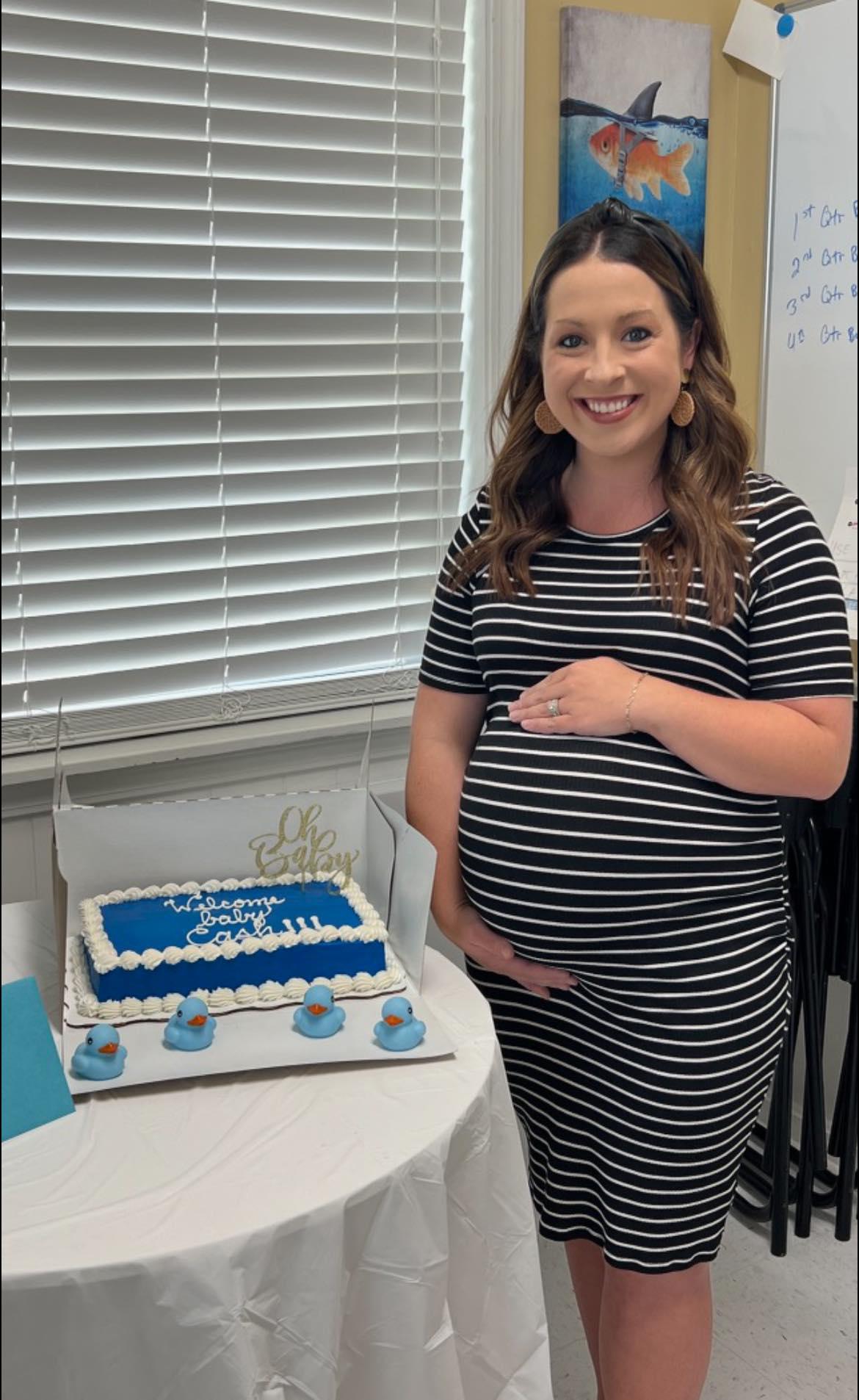 Devin’s last day before maternity leave! Next time she’s in the office she’ll be a mother of 2!