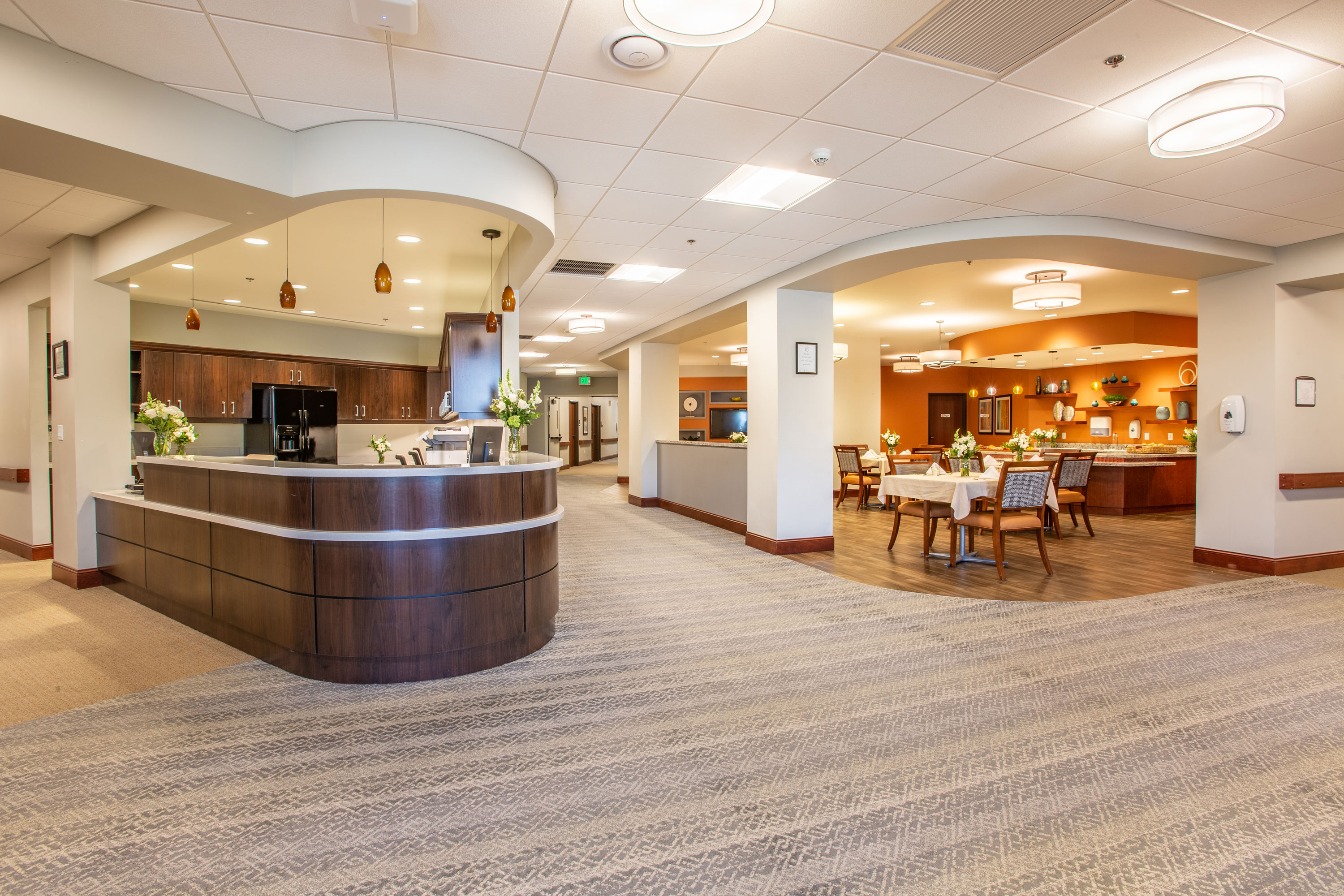 Nurses Station and Dining Room