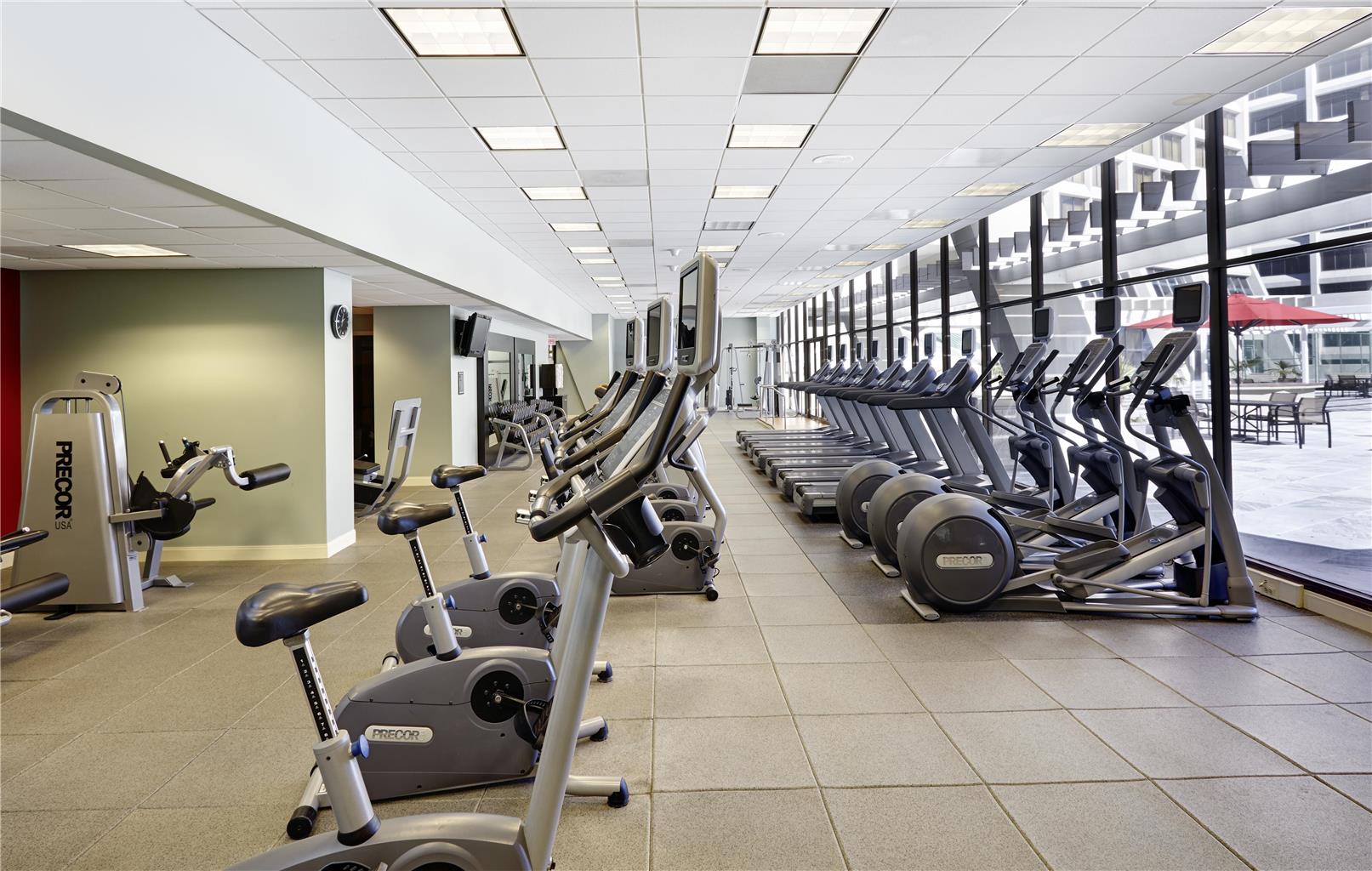 Health club fitness center gym