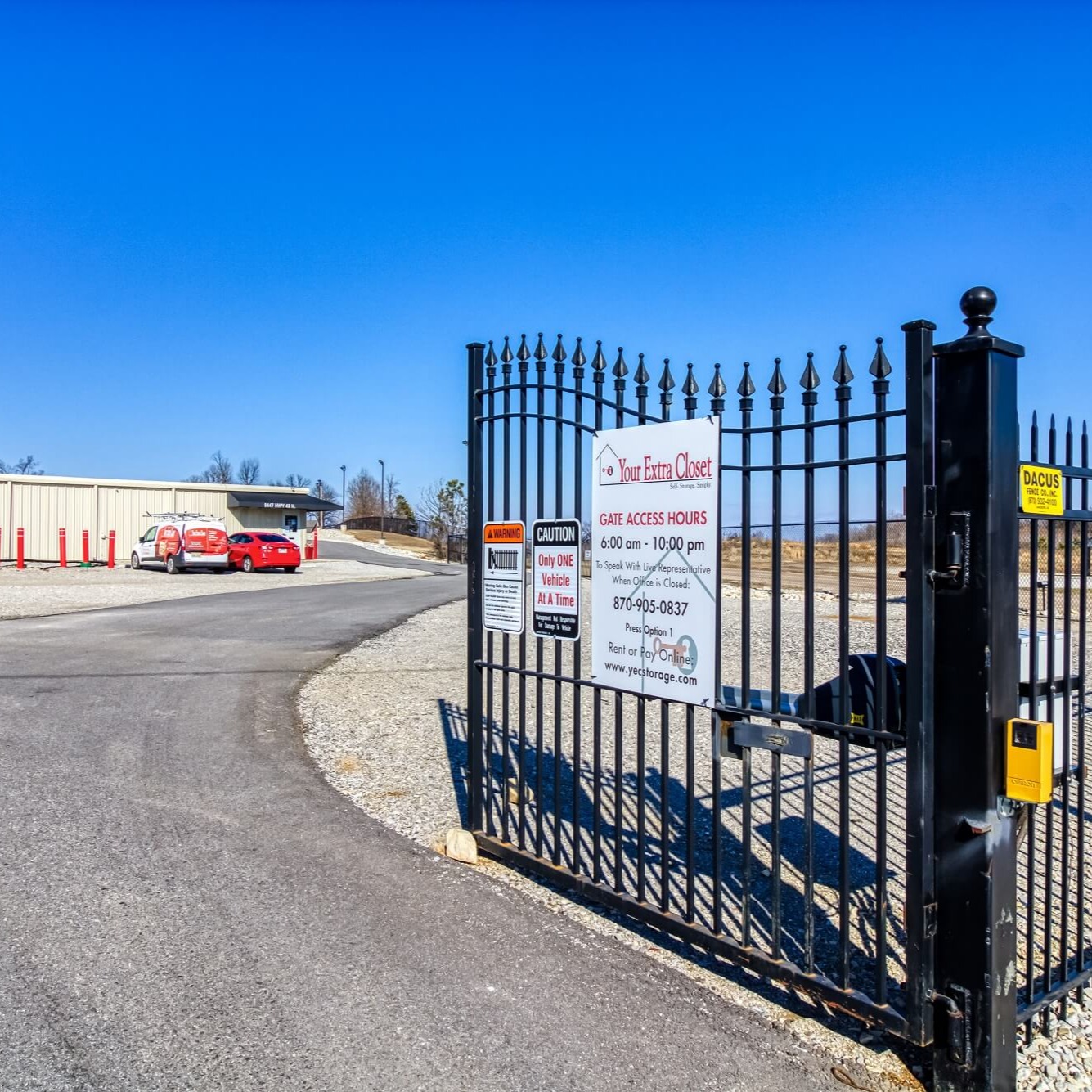 Your Extra Closet - Brookland - Gated Entrance