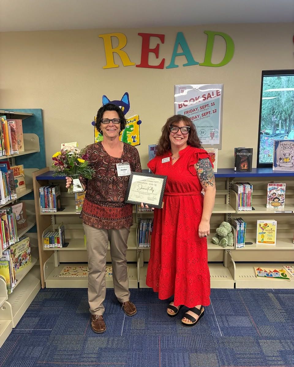 2026 Q3 Customer Community Champion! Congratulations to Jessica Kelly on her dedication to bringing the new Silver Spring Shores Public Library to life. Thank you for making our community a better place!