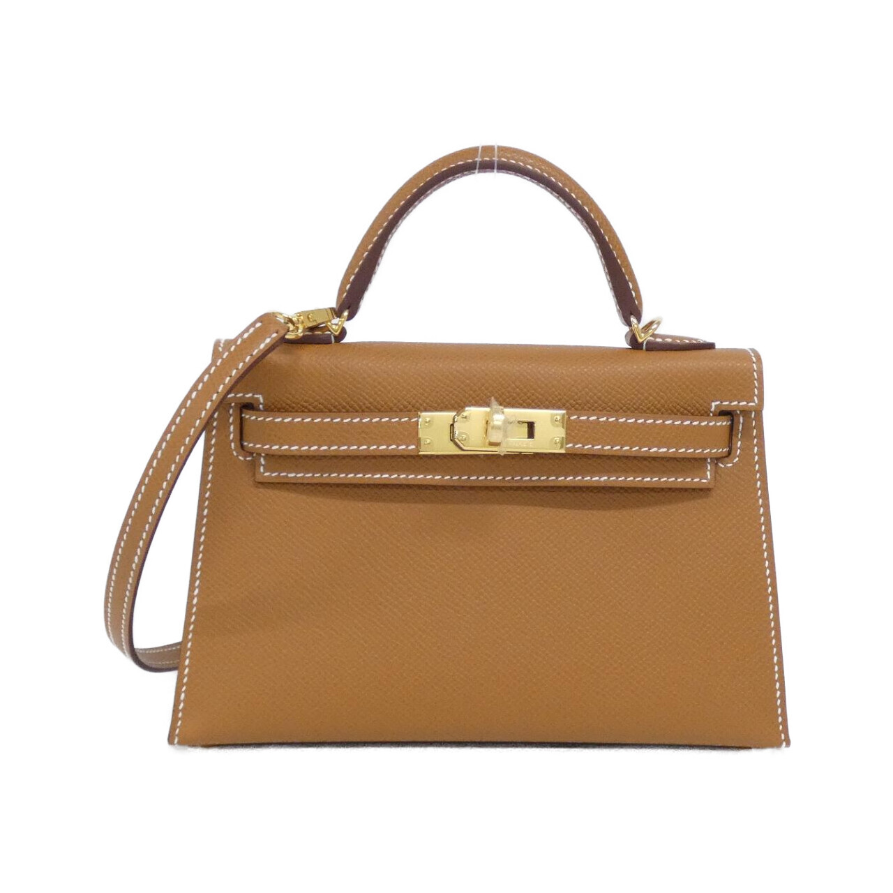 エルメス ミニケリー2 MINI 071302CC エプソン GOLD ゴールド金具 K刻印