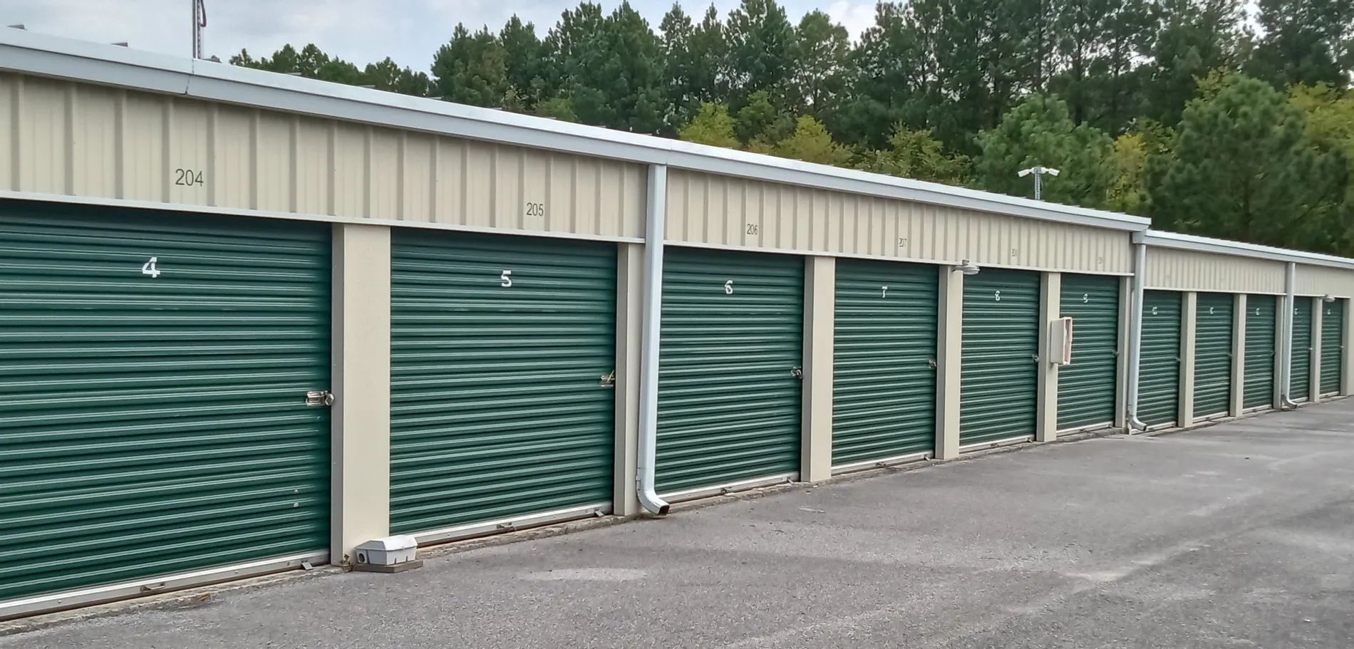 RV storage facility near Vernon Esham Builders