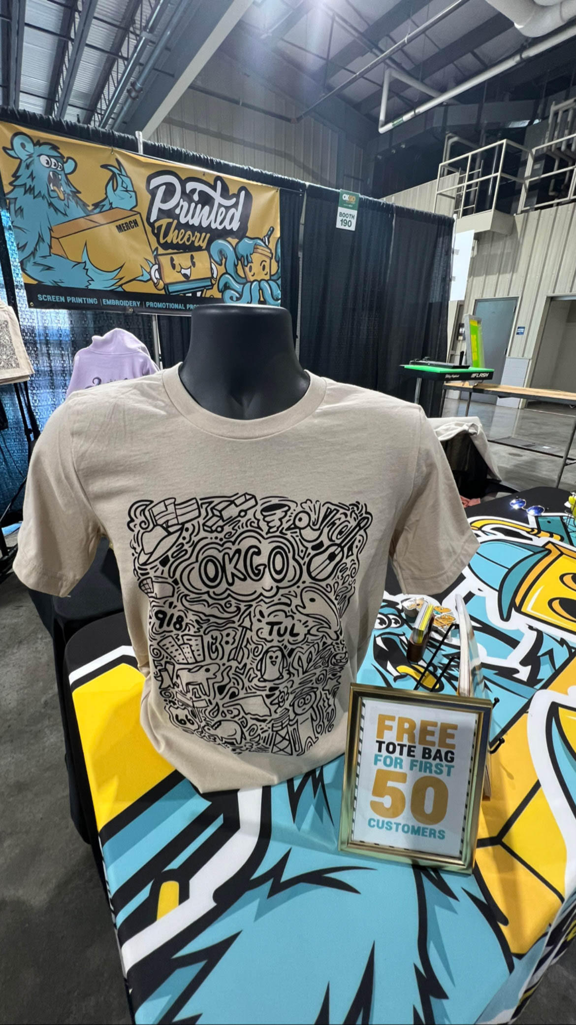 In March Printed Theory was able to attend OKGO Market. This market was filled with lots of local small business owners in the Oklahoma area.