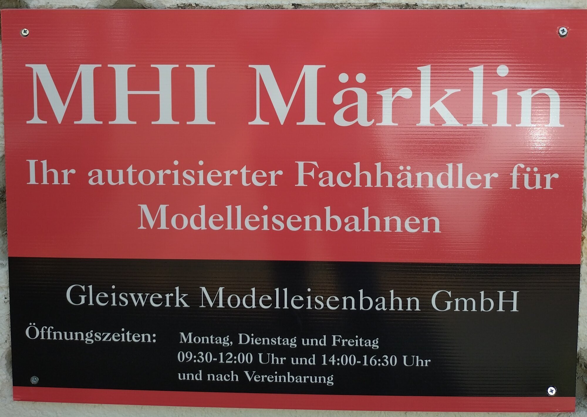 Gleiswerk Modellbahn GmbH, Moltkestraße 10 in Frickenhausen