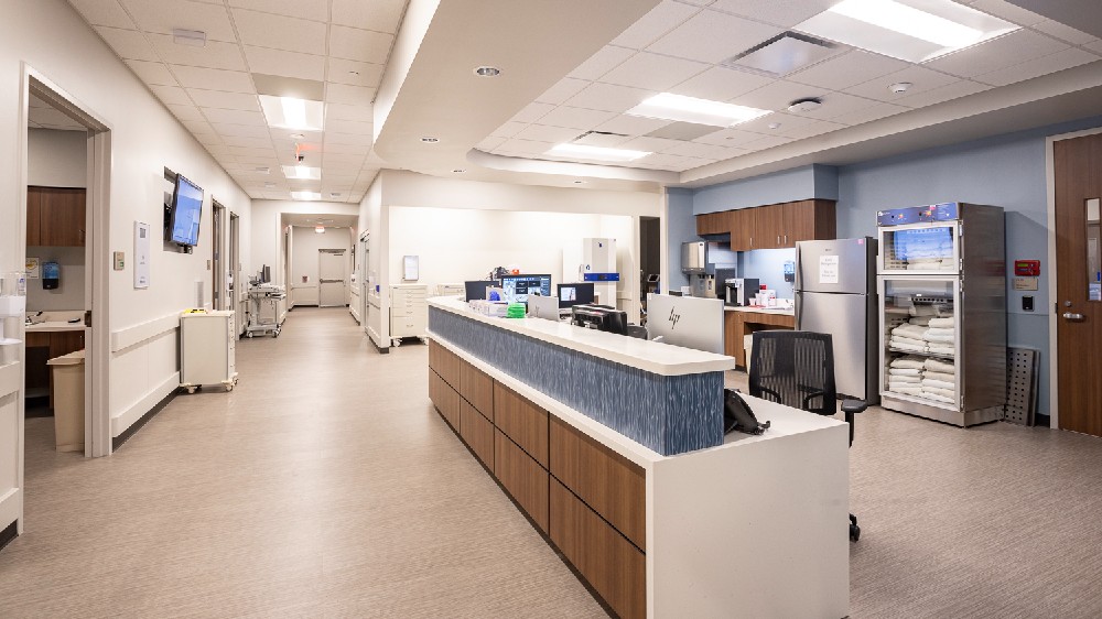 The Nurses Station at Memorial Hermann 24-Hour Emergency Room at Convenient Care Center in Alvin