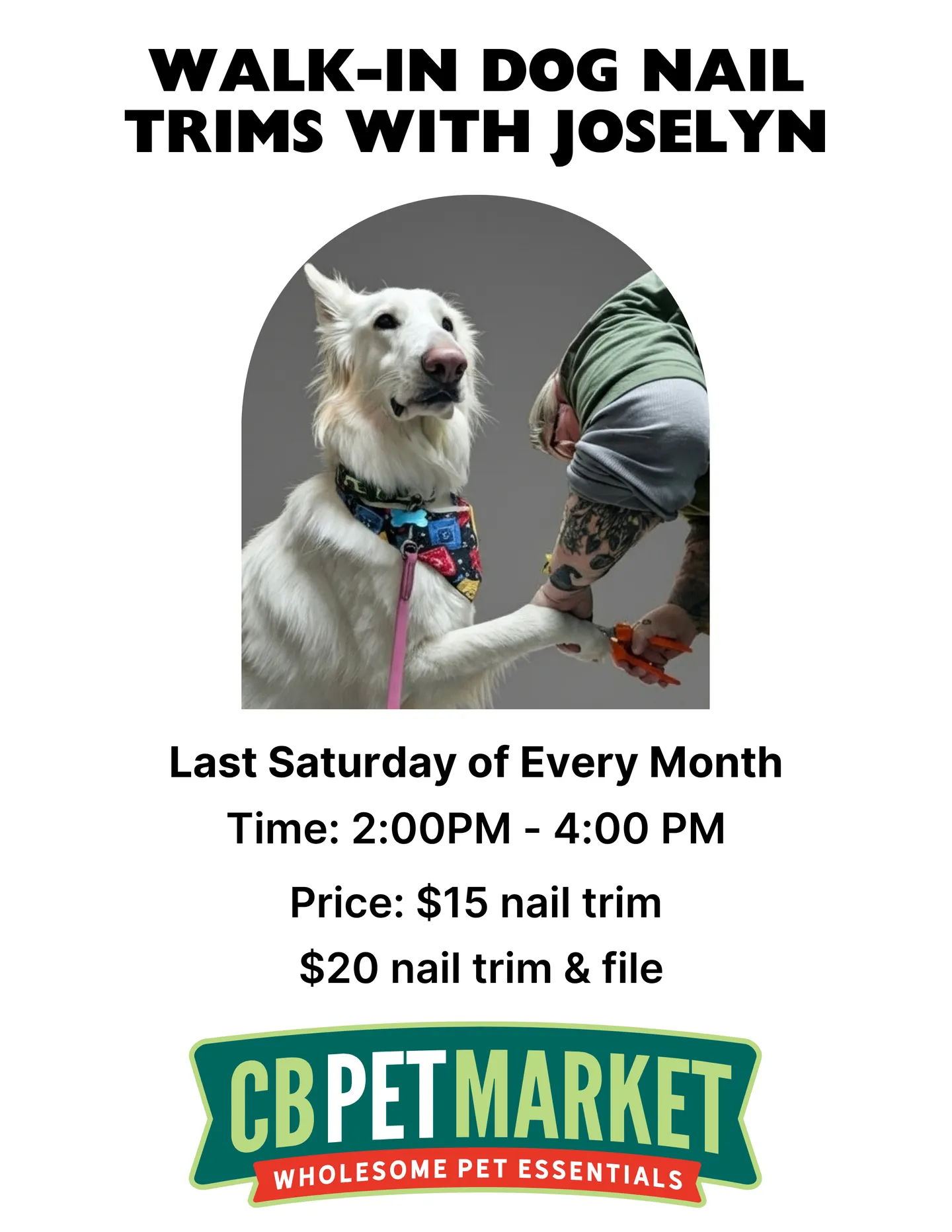 Image of Local Pet Event Dog Nail Trim Event! Nearby