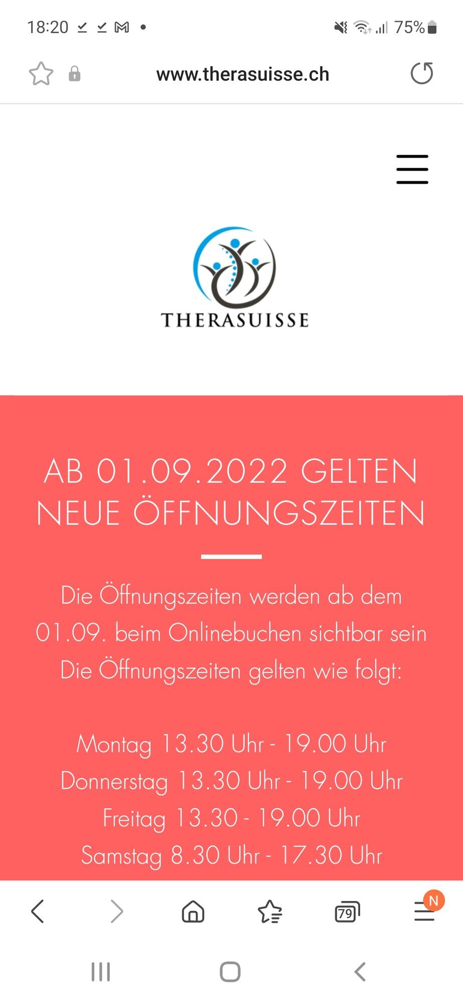 Bilder Massage & Gesundheitspraxis Therasuisse