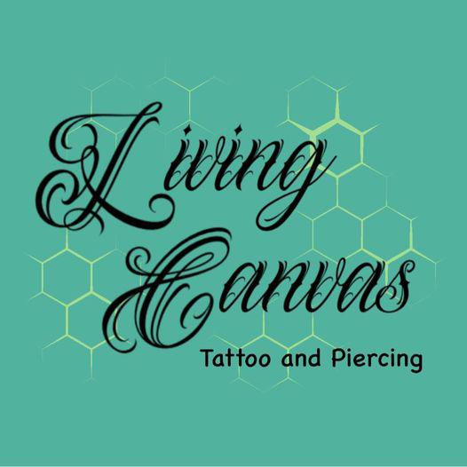 Living Canvas Tattoo and Piercing Logo