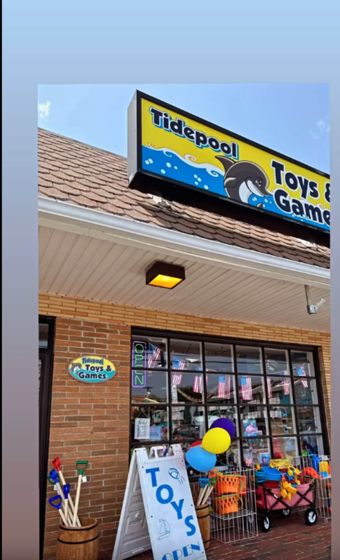When you are in Fenwick Island, DE, be sure to stop by our sister store, Tidepool Toys and Games. Celebrating 10 Years sharing the joy of play! #shoplocal