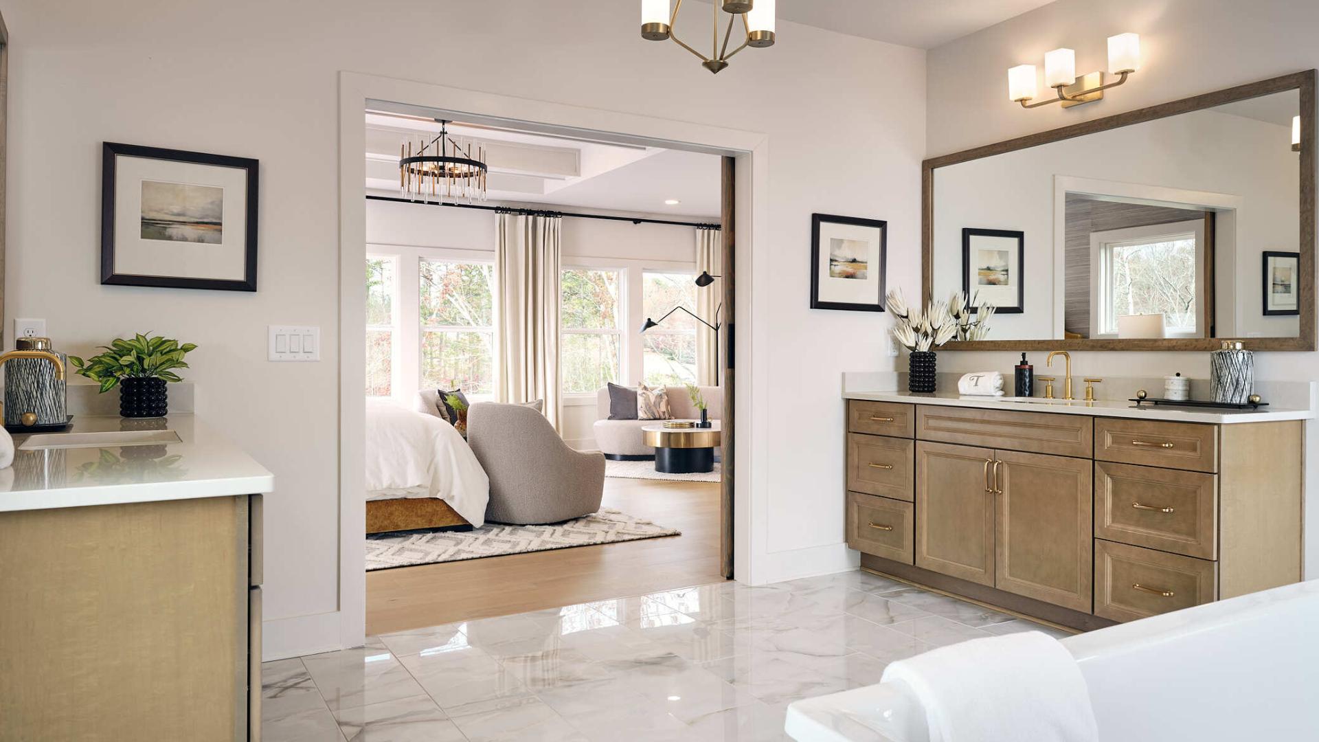 Spa-like primary bathrooms