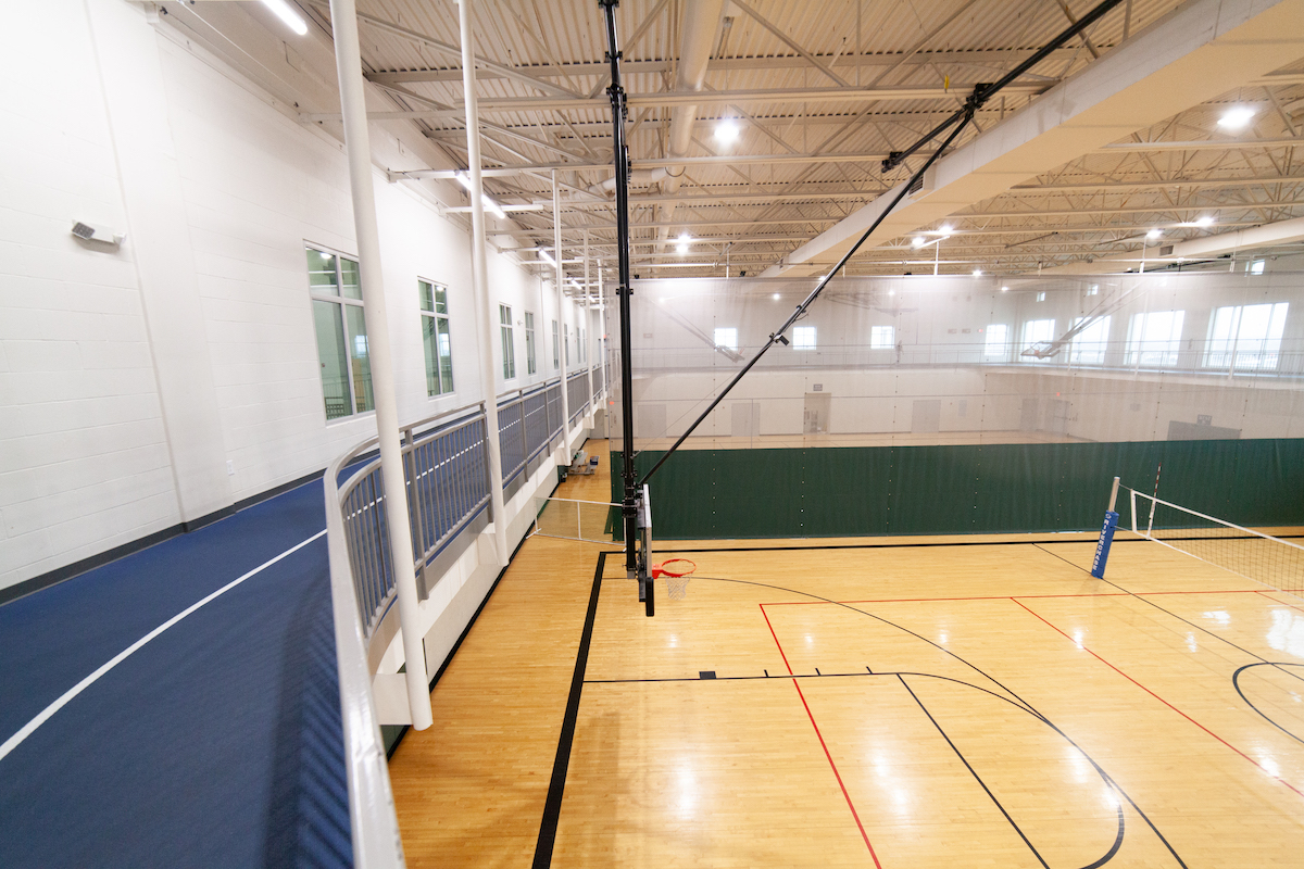 Play basketball, a game of pickleball, or run on our indoor track all year long.