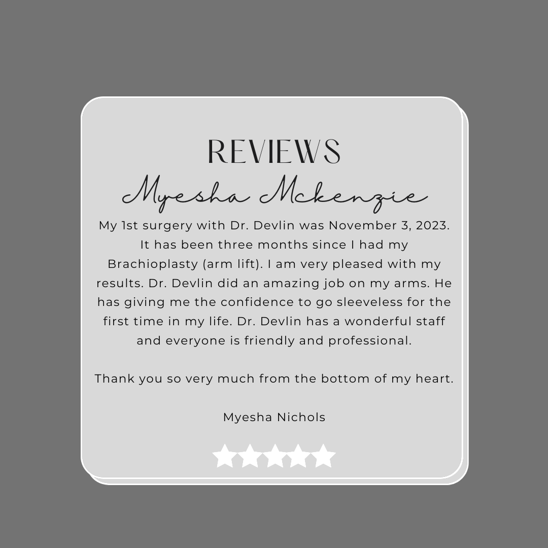 Google review of Devlin Cosmetic Surgery: Michael Devlin, M.D. | Little Rock, AR