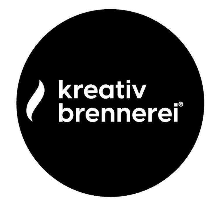 Logo kreativbrennerei. agentur für werbung. web. wow.