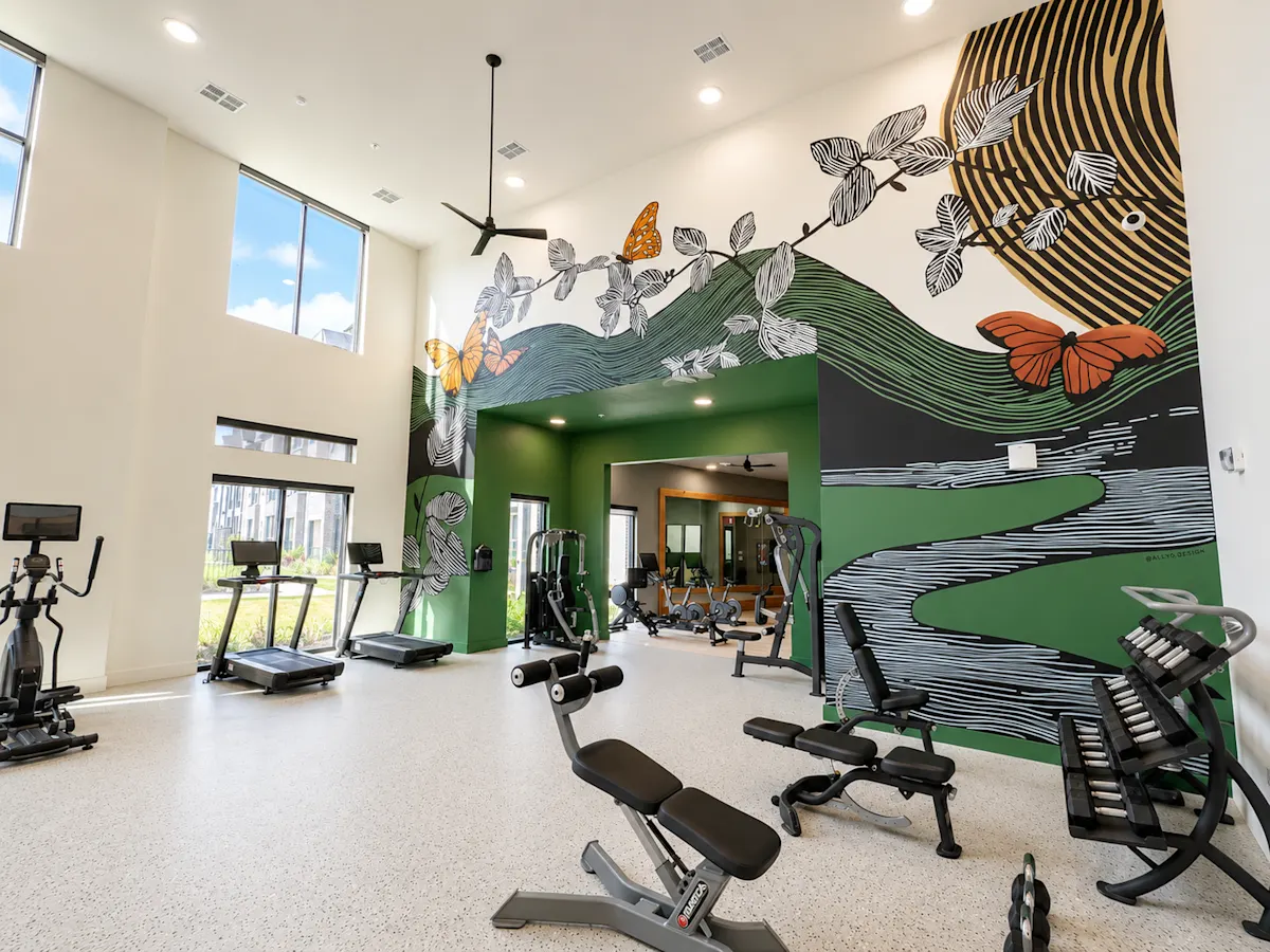 gym at The Bluewood in Kerrville, TX 78028 