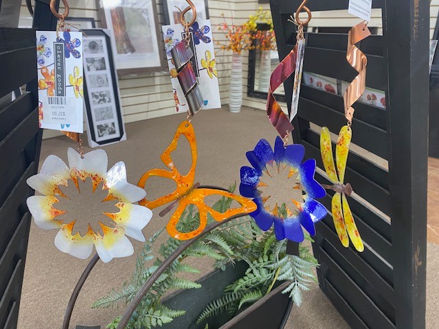 Colorful yard decor
Yardbird springers are the newest addition to their line of handmade creatures made from recycled metal pieces. Just the slightest breeze makes these bounce giving some fun movement to your outdoor space.
