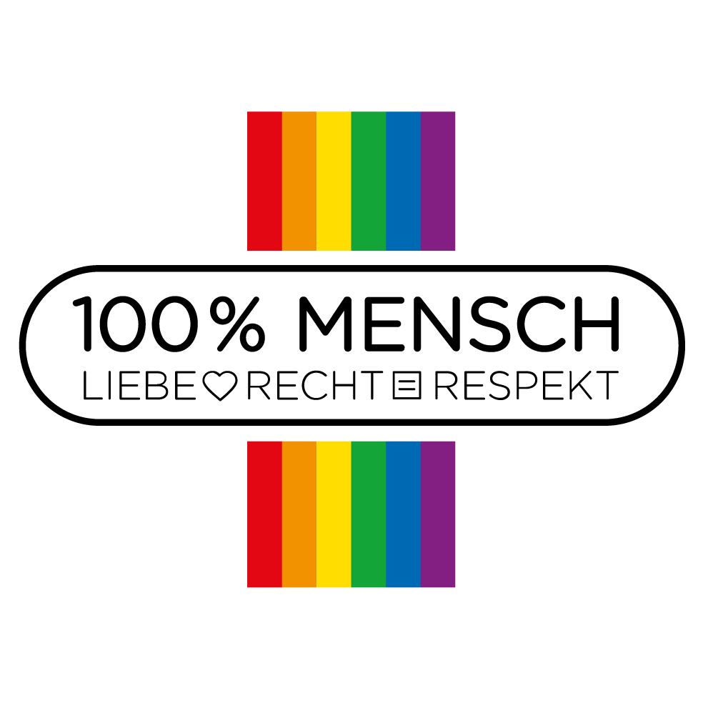Projekt 100% MENSCH gUG Logo