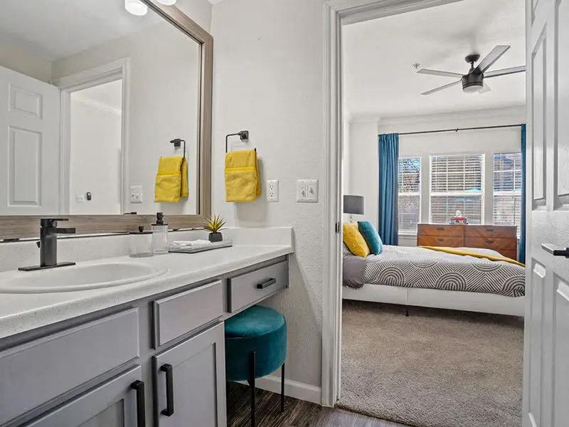 Bathroom with White Sink