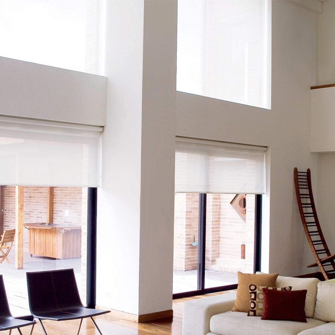Looking for shades that won't make your space feel cluttered? Roller shades are practical and easy to maintain, making them the perfect solution for any home. When rolled up, they tightly stack, allowing your space to feel more open and airy.