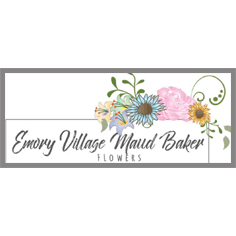 Emory Village Maud Baker Flowers Logo