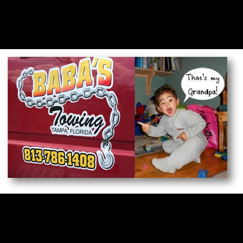 Baba's Towing Logo