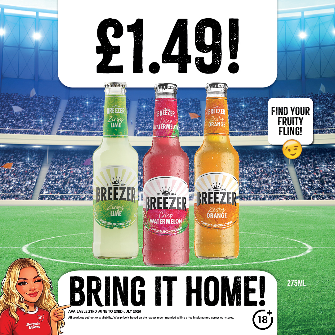 £1.49 on breezers