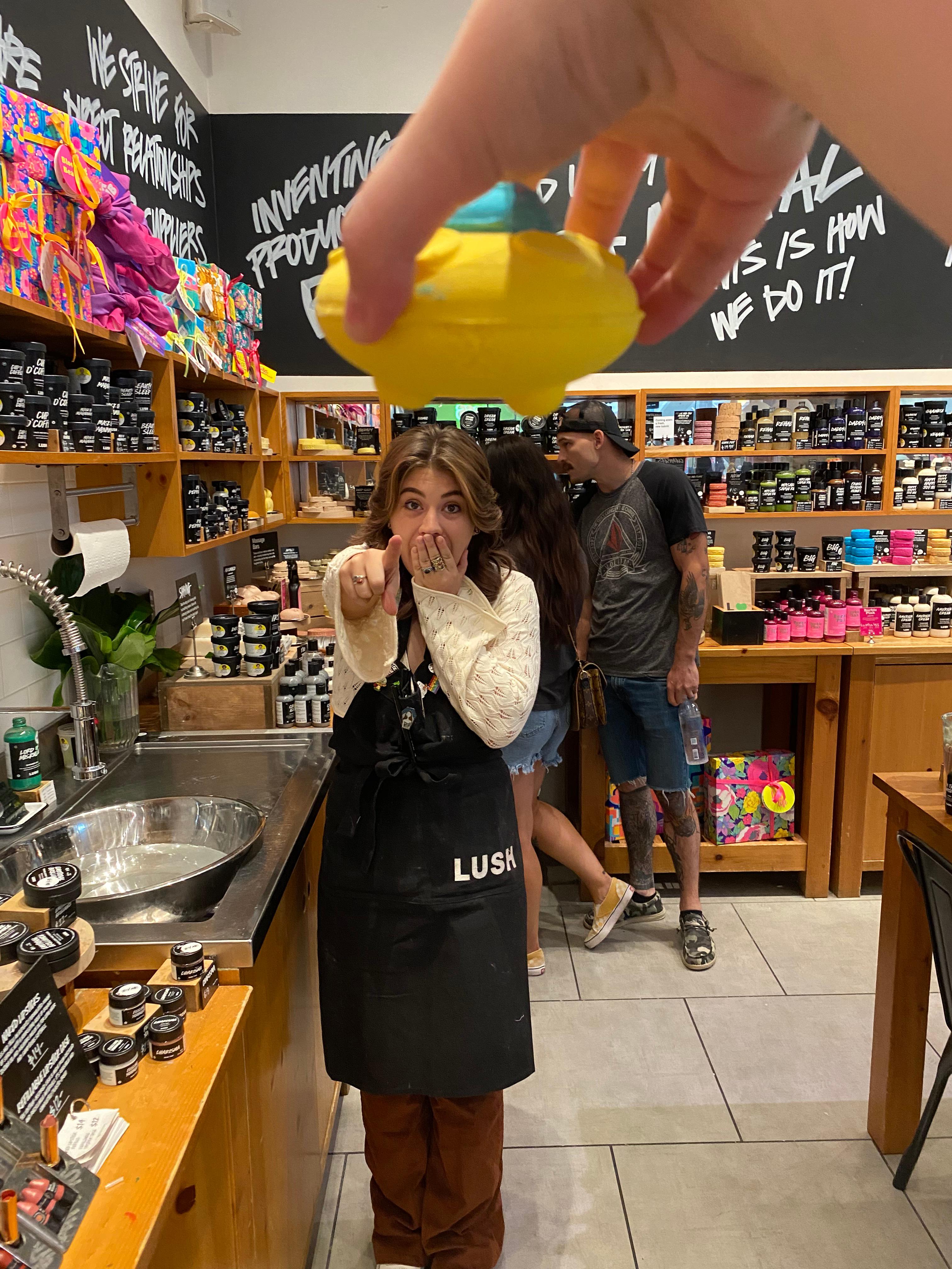 A UFO sighting at LUSH Polaris!!! come on in and see for yourself