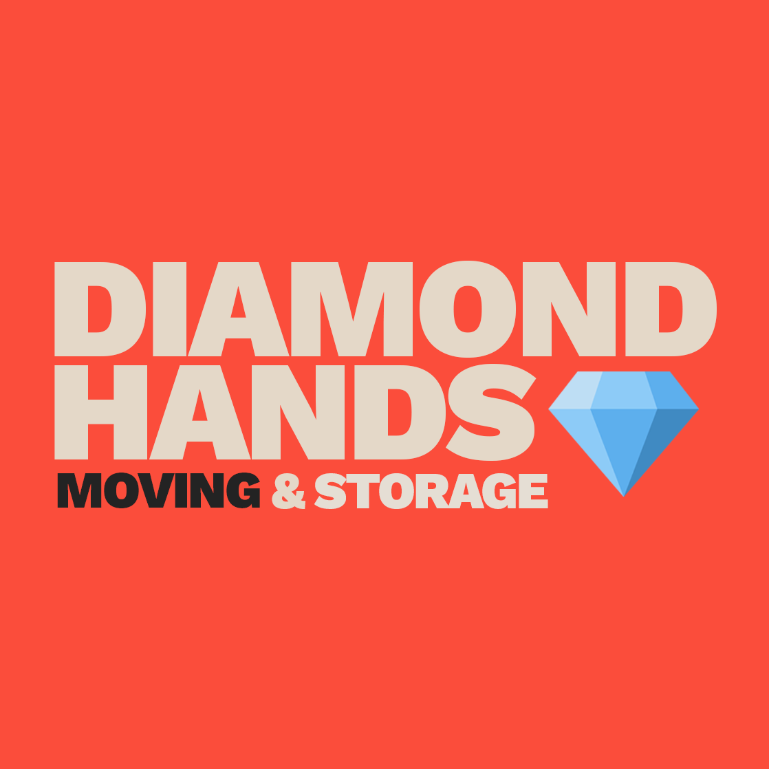 Diamond Hands Moving &amp; Storage NYC Logo