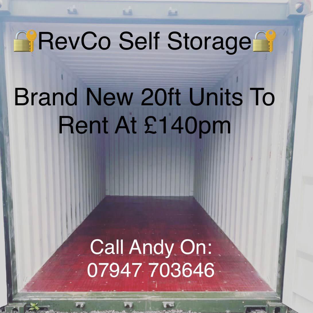 RevCo Self Storage Dronfield 01246 701246