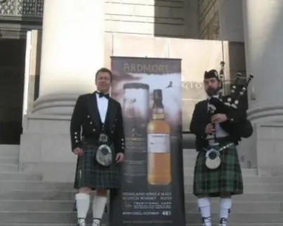 Celtic Bagpiper Logo