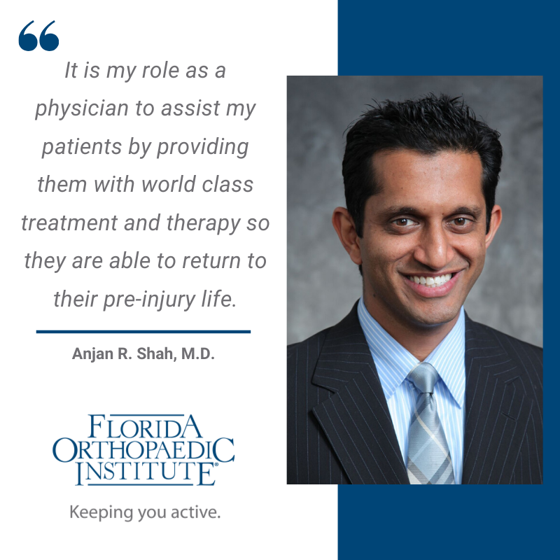Dr. Shah is board-certified and fellowship-trained in orthopaedic trauma.
