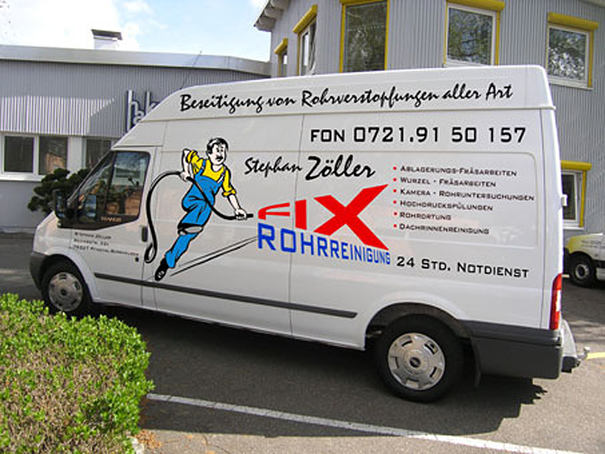 FIX Rohrreinigung Stephan Zöller Pfinztal-Berghausen 0721 9150157
