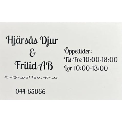Hjärsås Djur & Fritid AB Logo