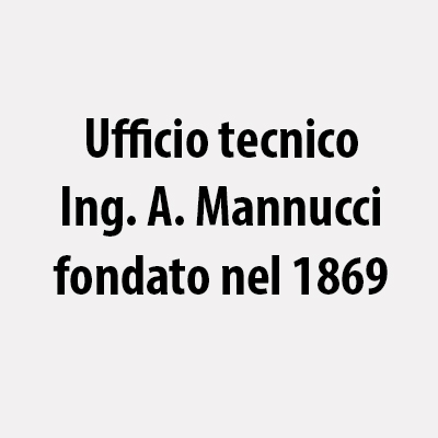 Logo Ufficio Tecnico Ing. A. Mannucci Srl Firenze 055 214384