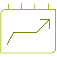 Upward arrow icon.