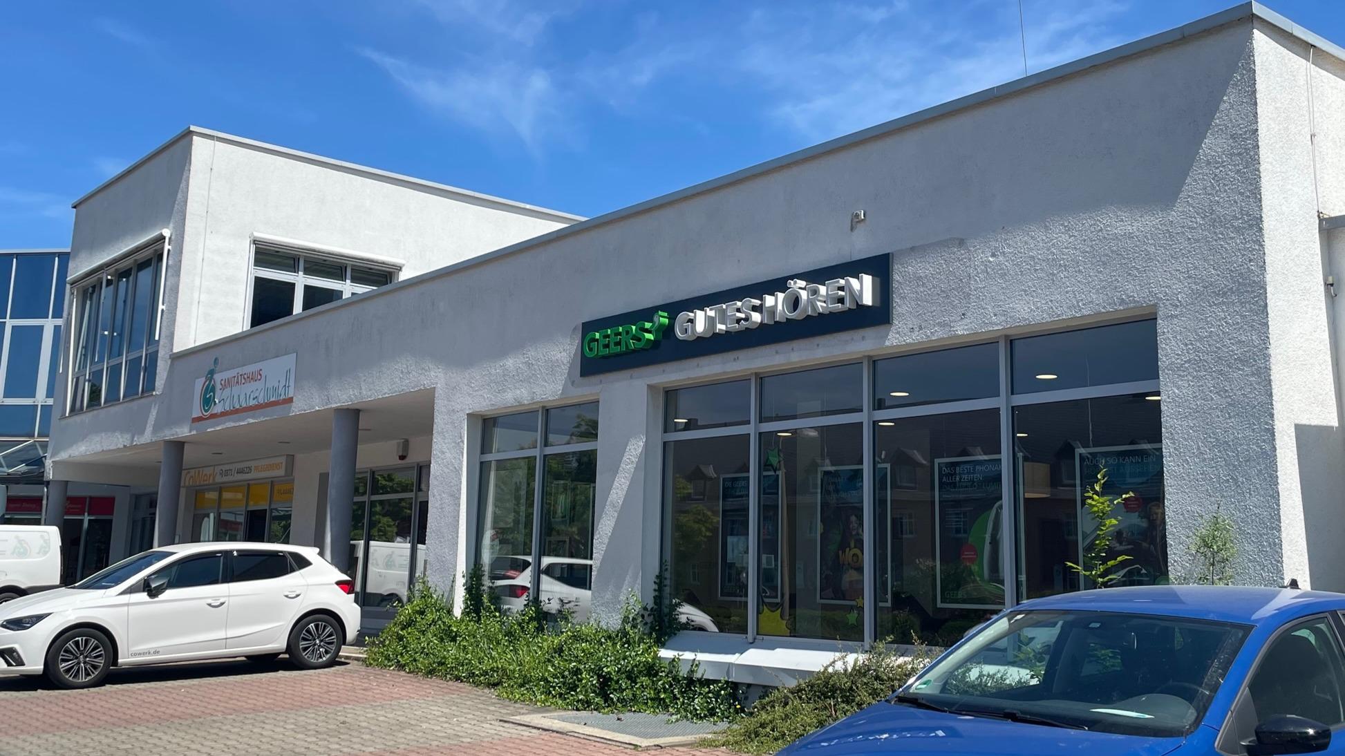 Außenaufnahme vom GEERS Fachgeschäft