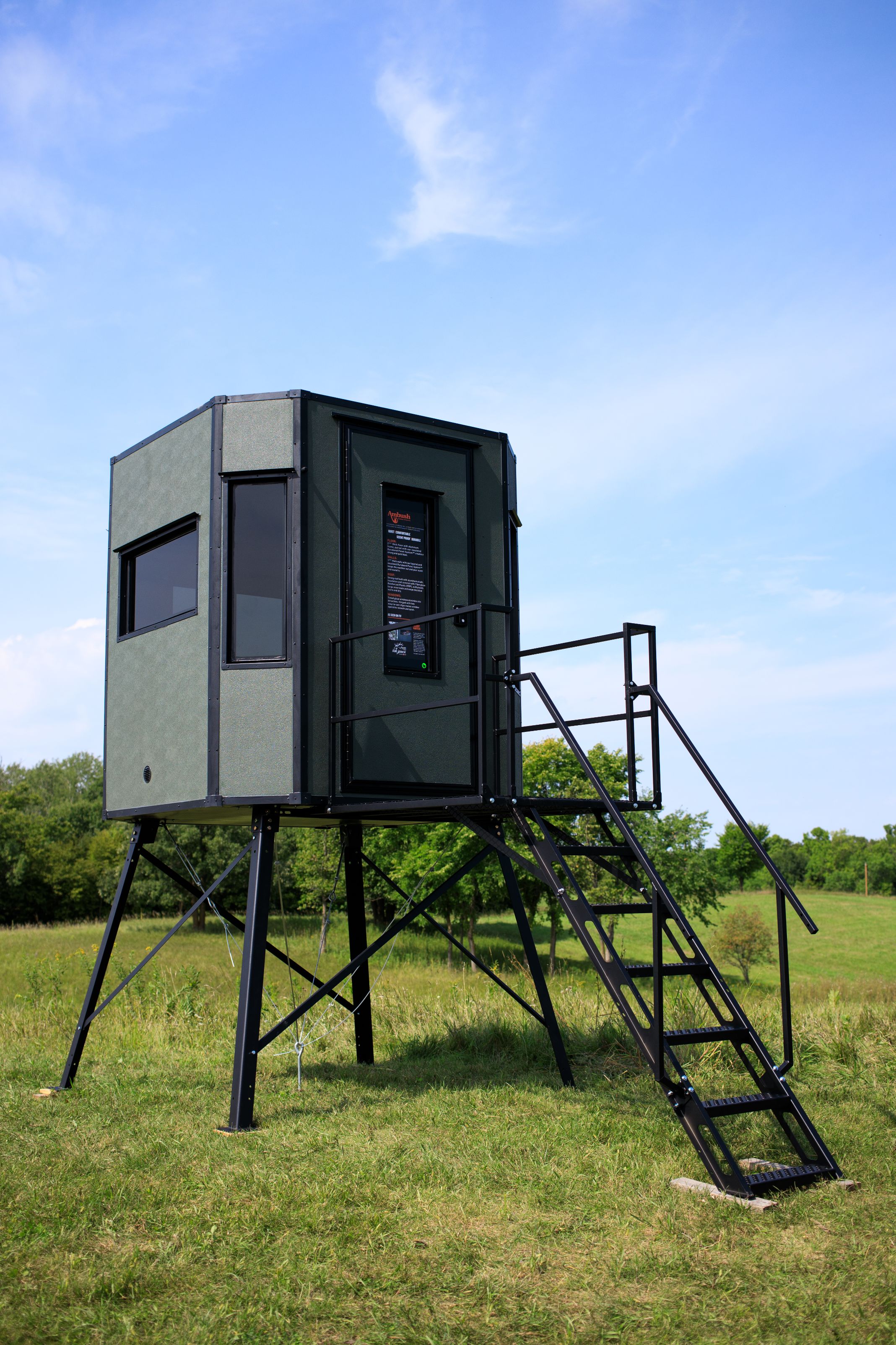 Ambush Stalker Hunting Blind with Elevation Kit